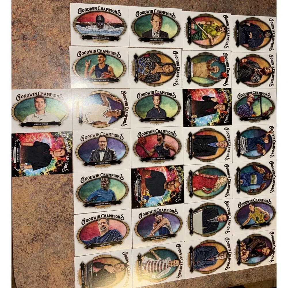 30‑Card Goodwin Champions Lot – Mixed Base – Multi‑Sport – Clean Condition